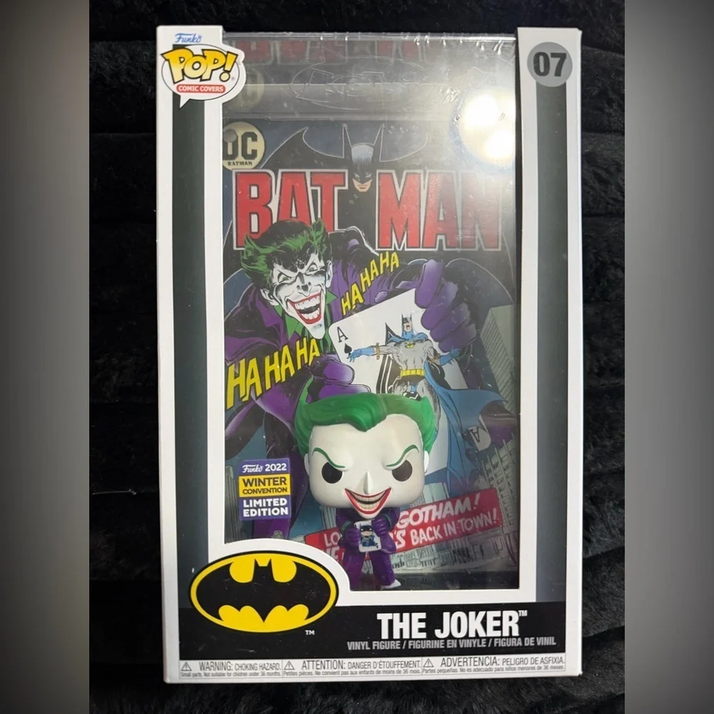 Funko Pop! Comic Covers #07 The Joker vinyl figure 2022 Winter Convention NEW